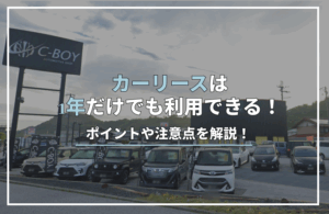 カーリース 1年