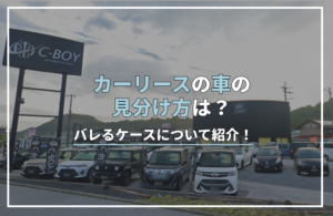 リース 車 見分け 方